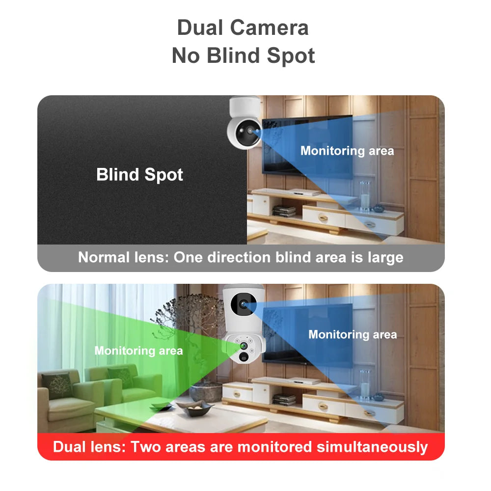 V380 6MP Two Way Audio Mini Cctv Security Camera Baby Wireless Audio Smart Battery CCTV Camera