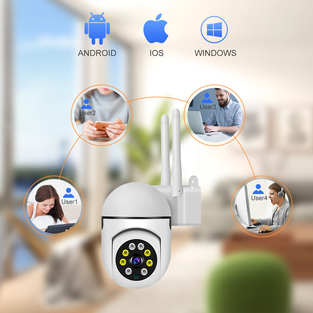 V380 Pro Wireless Camera 1080P CCTV Security Night Vision Indoor Camera 2MP