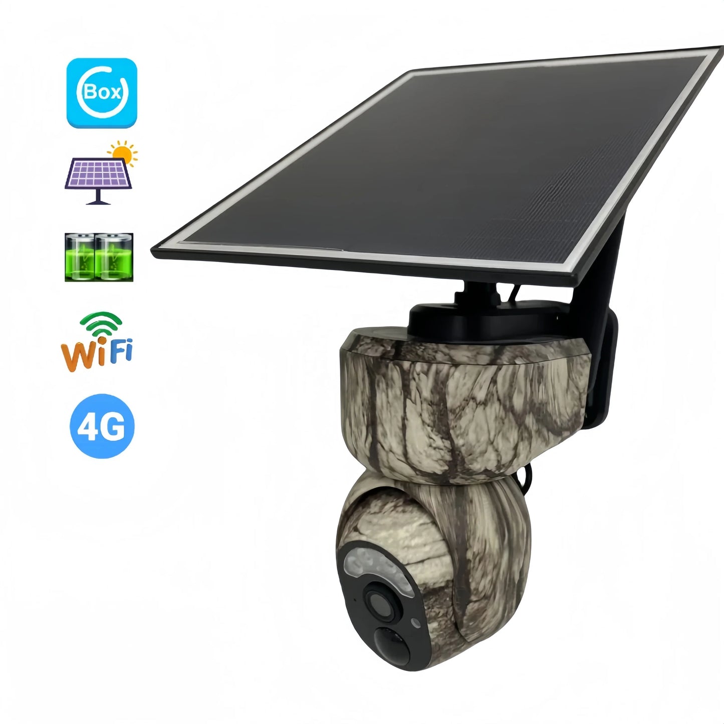 4MP 4G Solar Camouflage PTZ Camera with Wireless Outdoor Security