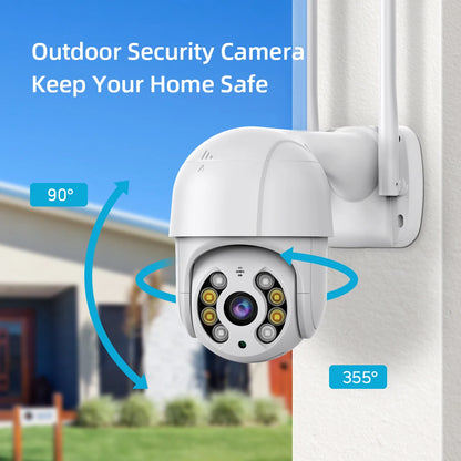 Auto Tracking Wi‑Fi CCTV Camera 3MP/4MP/5MP/8MP with Color Night Vision