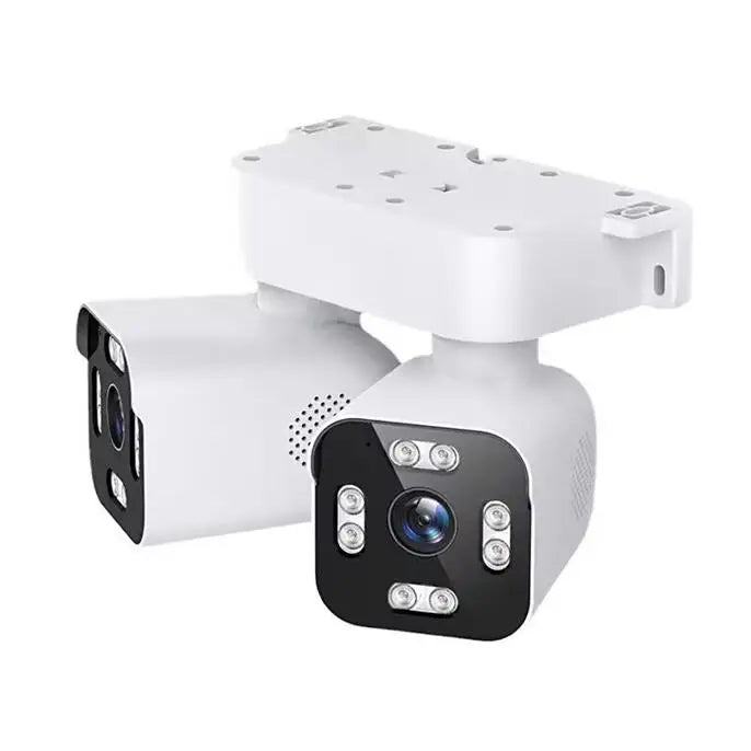 6MP Dual Lens WiFi Security Camera with Night Vision & Two‑Way Audio