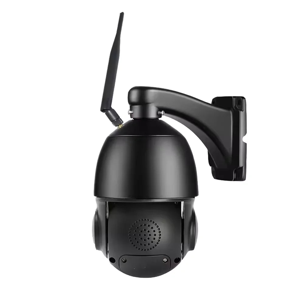 5MP 30x Zoom WiFi Metal PTZ Outdoor IP Camera with Two-Way Audio & Auto Tracking