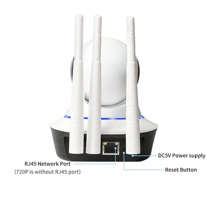 V380 Pro P2P WIFI Camera 3MP Full HD WIFI CCTV Camera 3 Antennas PTZ Indoor Baby Camera