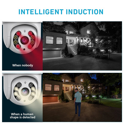 Auto Tracking Wi‑Fi CCTV Camera 3MP/4MP/5MP/8MP with Color Night Vision