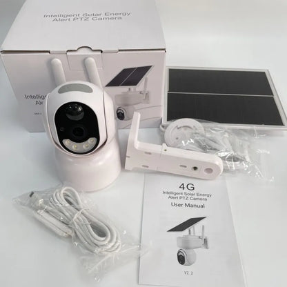 Solar Powered 4MP Outdoor Security Camera with Wi-Fi & 4G
