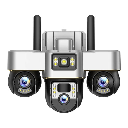 V380 4G Solar 3-PTZ 3-Screen Camera