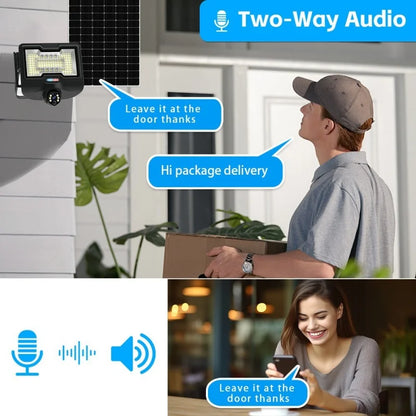 Solar Powered 3MP Security Camera with 4G & Wi-Fi and Floodlight