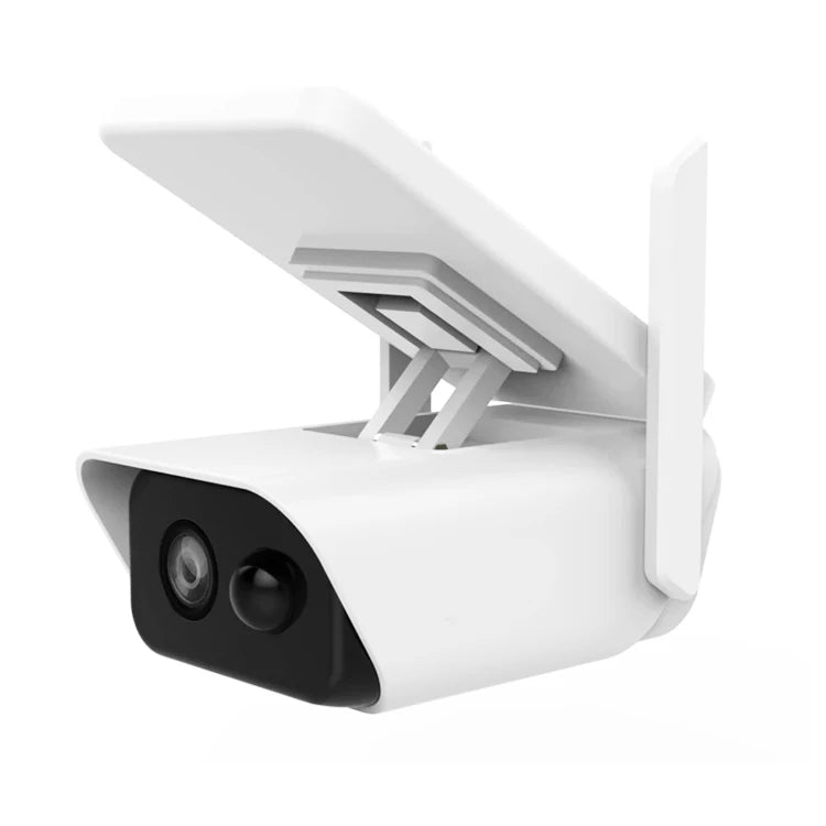 Solar Powered 4MP Outdoor Security Camera with Wi-Fi & Two-Way Audio