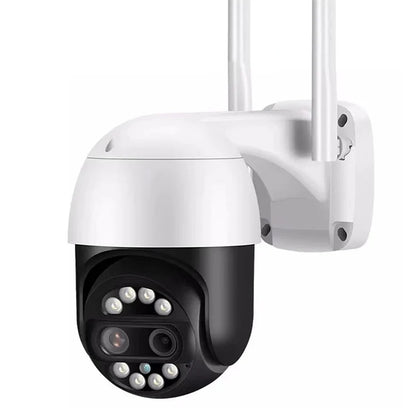 4MP Dual Lens 360° Wi‑Fi PTZ Camera with Auto Tracking