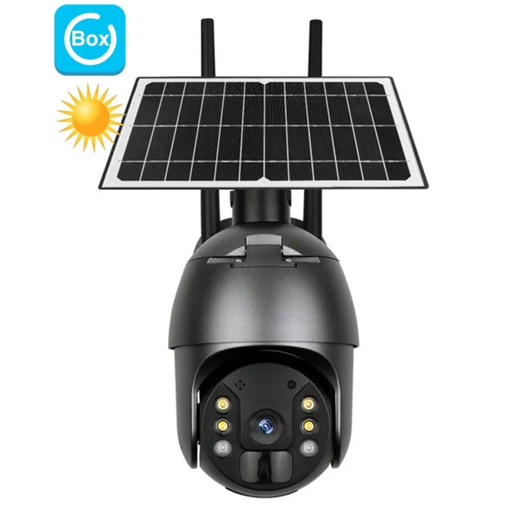 Solar & Rechargeable Battery PTZ Security Camera with 4G & Wi-Fi