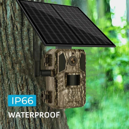 3MP 4G Solar Hunting Camera with Rechargeable Battery & PIR Motion Sensor