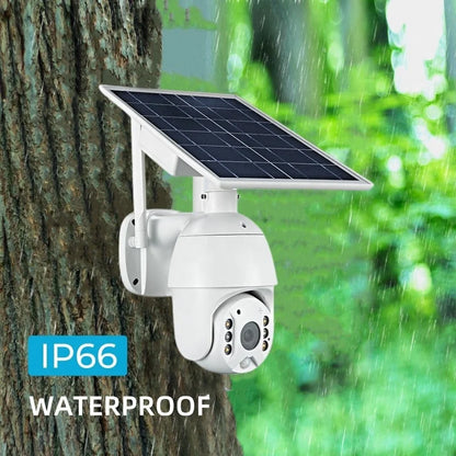 4G Solar Security Camera with PTZ, 15600 mAh Battery & SIM Support