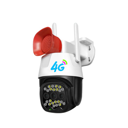 V380 Pro H.265 4G SIM Card CCTV Camera Digital Tracking PTZ Camera Auto Trail Camera 4G