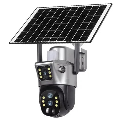Solar Powered 6K PTZ Security Camera with 10× Zoom