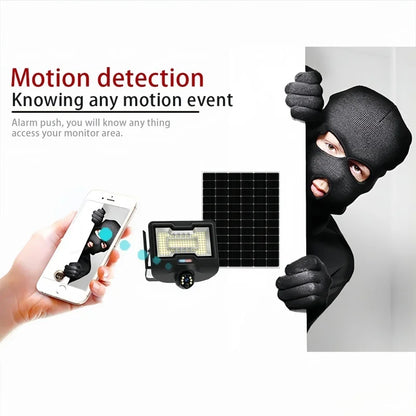 Solar Powered 3MP Security Camera with 4G & Wi-Fi and Floodlight