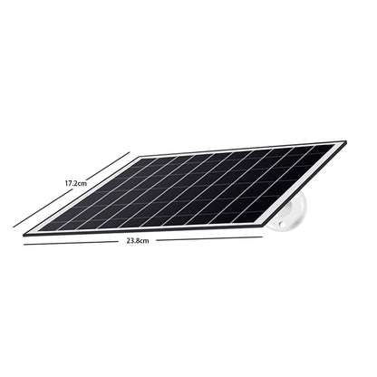 V380 4G WiFi Solar 3-Lens Camera with Solar Panel & Remote Monitoring