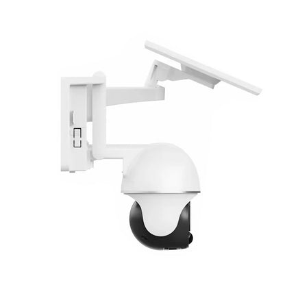 10× Zoom Dual-Lens Solar PTZ Outdoor Camera with 4G SIM & Battery Power