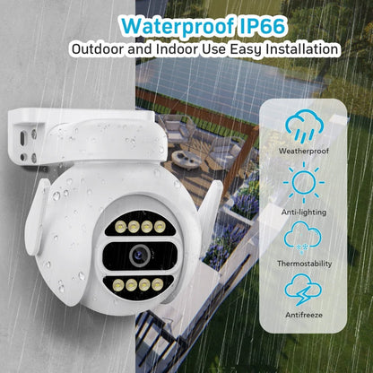 4MP AI Human Tracking PTZ CCTV Camera with Color Night Vision