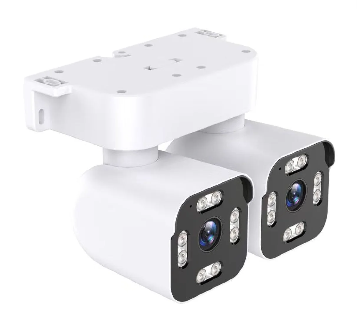 6MP Dual Lens WiFi Security Camera with Night Vision & Two‑Way Audio