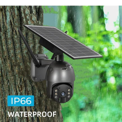 Solar & Rechargeable Battery PTZ Security Camera with 4G & Wi-Fi