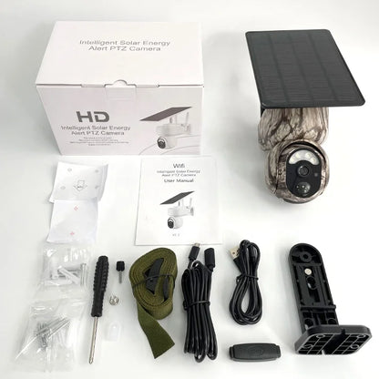 4MP 4G Solar Camouflage PTZ Camera with Wireless Outdoor Security