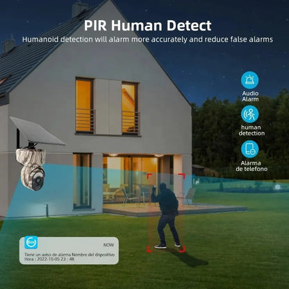 4G Solar Camouflage Hunting IP Camera with PIR Trigger & PTZ