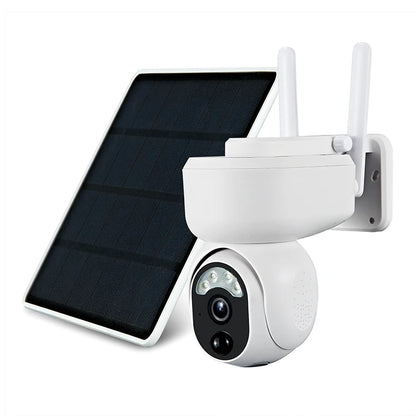 Solar Powered 4MP Outdoor Security Camera with Wi-Fi & 4G