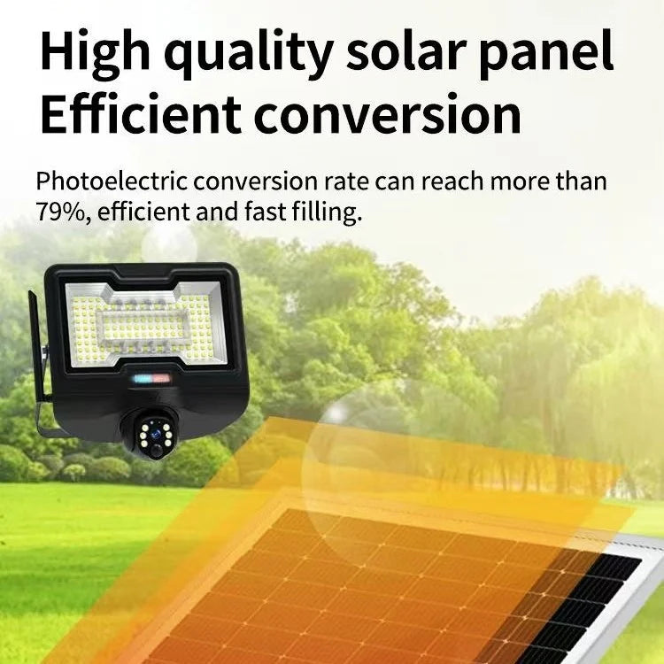 Solar Powered 3MP Security Camera with 4G & Wi-Fi and Floodlight