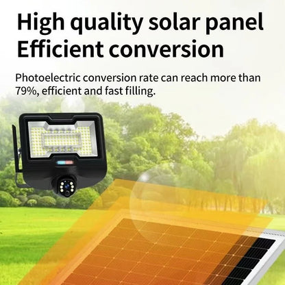 Solar Powered 3MP Security Camera with 4G & Wi-Fi and Floodlight