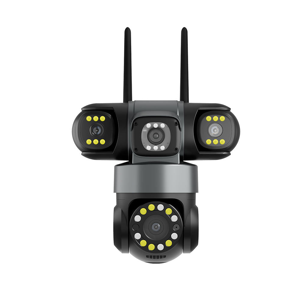 Wireless WiFi Outdoor 3 Lens PTZ Camera 3 in 1 Night Vision CCTV Security Camera