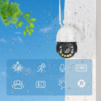 4K 36x Zoom PTZ Metal Outdoor IP Camera with Color Night Vision & Auto Tracking WiFi Camera