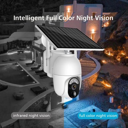 Solar & Battery Powered 4G Wi-Fi PTZ Security Camera
