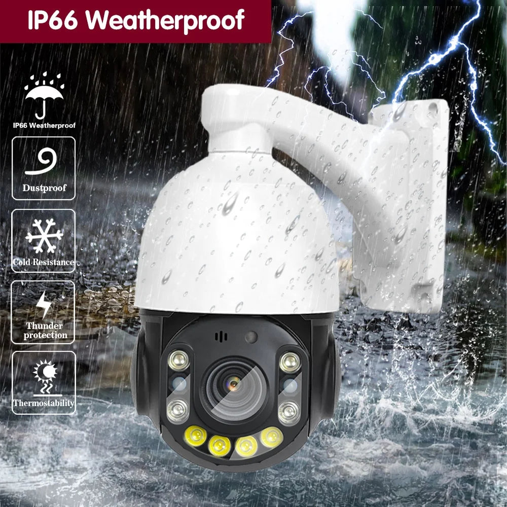 36x Optical PTZ Outdoor IP Camera 5MP/8MP Wireless & POE Camera