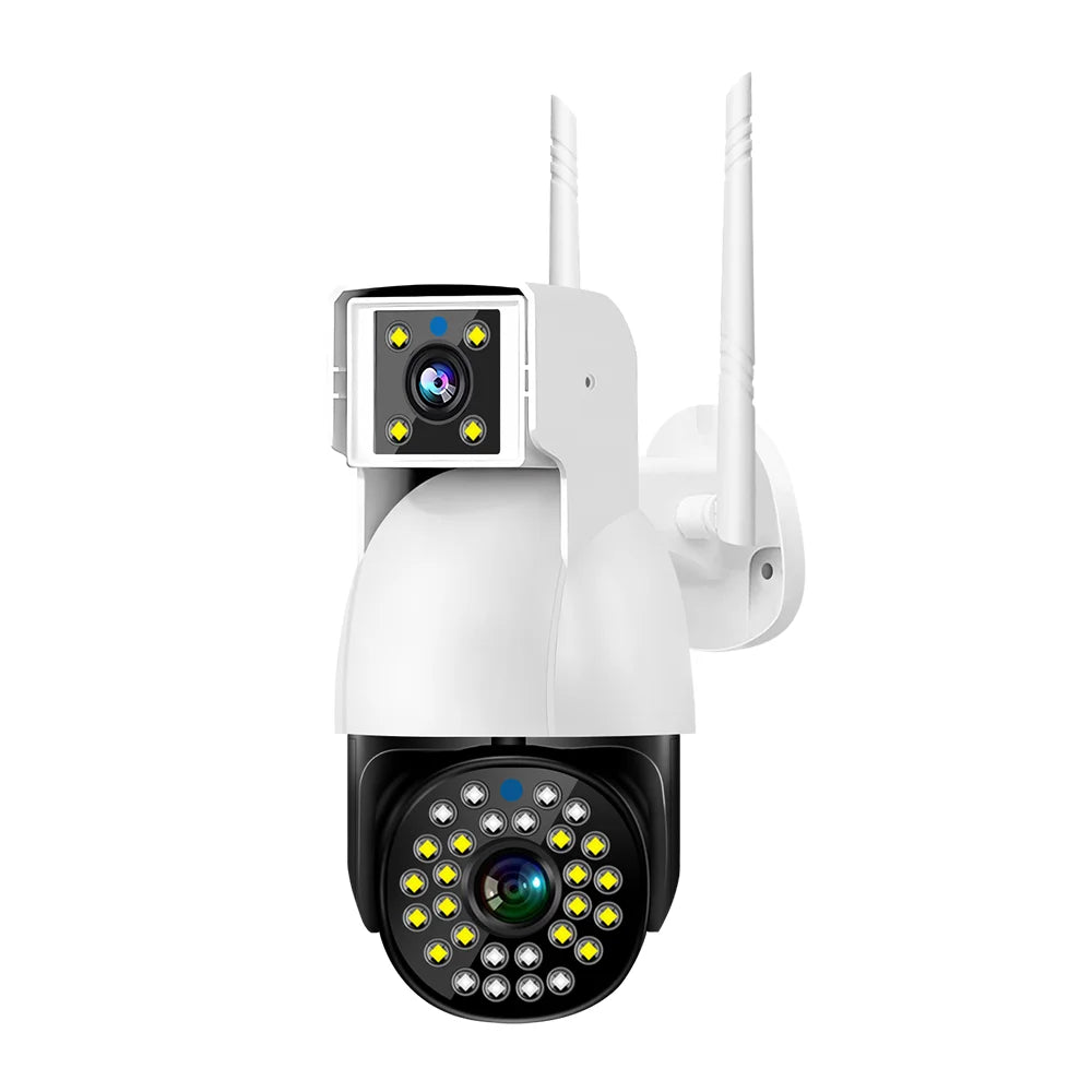 V380 Pro Dual Lens 360 Baby Monitor Network Video Wireless Auto Tracking Night Vision Bullet PTZ Home Security  IP CCTV Camera
