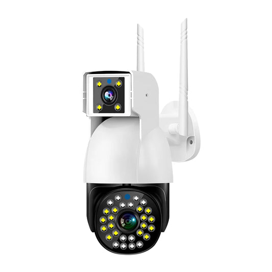 V380 Pro Dual Lens 360 Baby Monitor Network Video Wireless Auto Tracking Night Vision Bullet PTZ Home Security  IP CCTV Camera