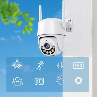 PTZ Auto Tracking Wi‑Fi Outdoor IP Camera 4MP/5MP/8MP/4K with Color Night Vision