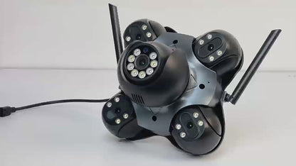 Outdoor 5-View PTZ Security Cameras Kit with Night Vision
